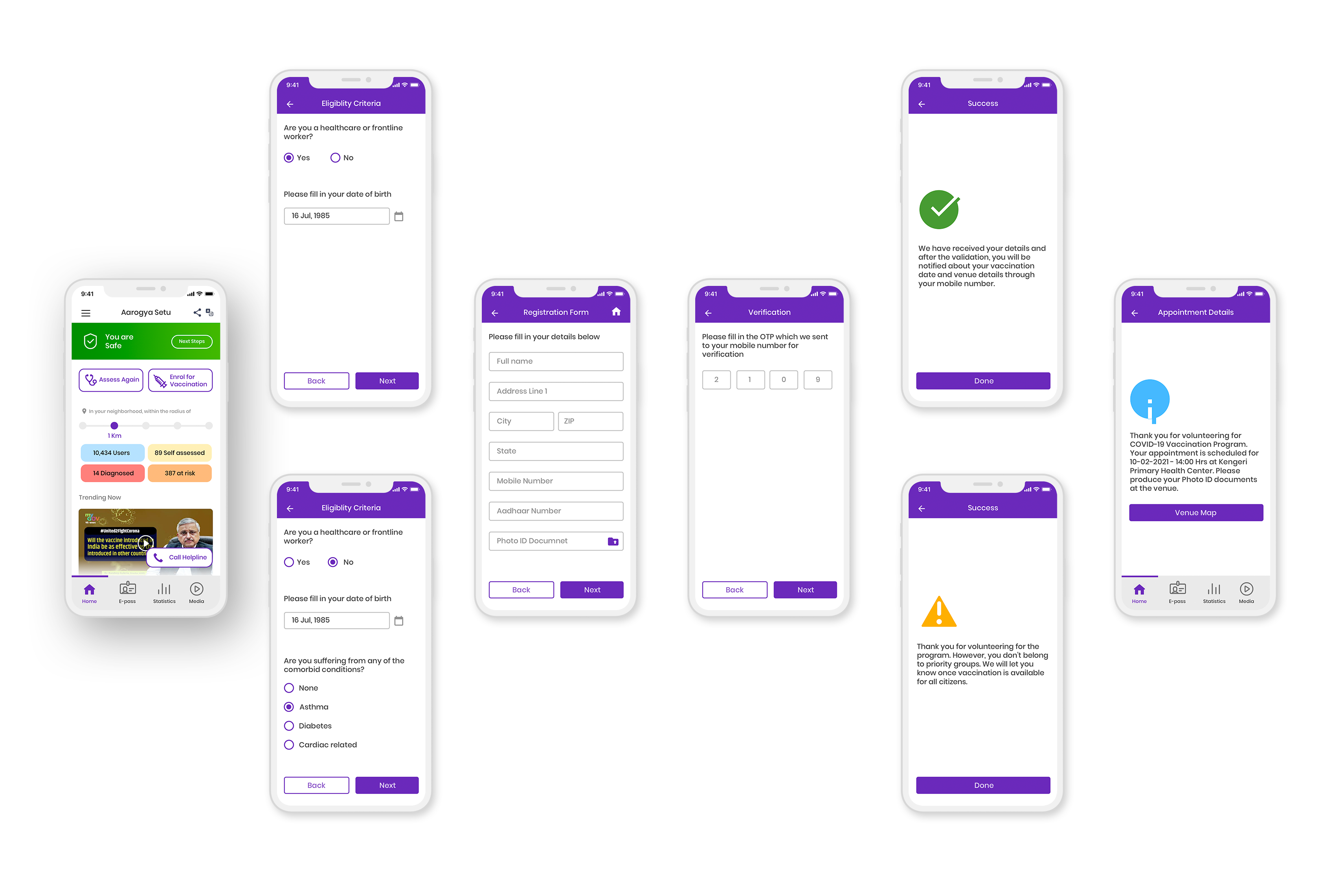 UI Mockups